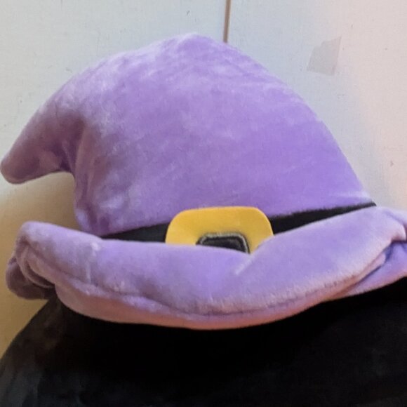 NWT Spooky Calio 16" Black Cat Squishmallows Witch Hat JOL Halloween Plush HTF - Picture 8 of 11